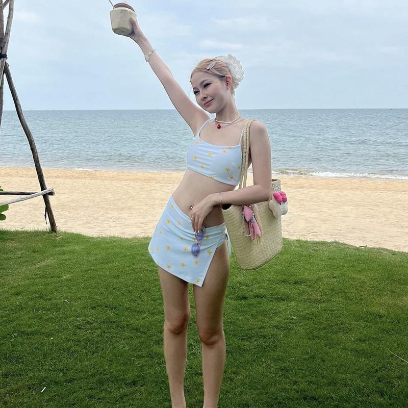 

Сексуальное бикини в корейском и японском стиле для женщин - Купальник для отпуска Extra Large цветочный