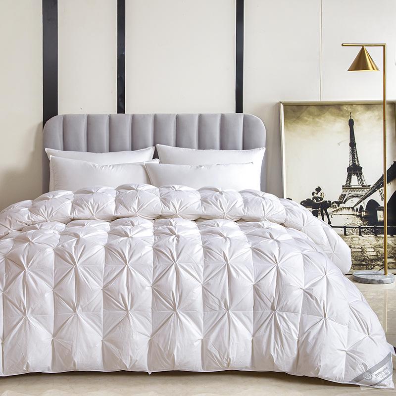 Luxury 95% White Goose Down Winter Quilt - Thick, All-Cotton, Five-Star Hotel Quality