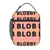 1 Piece For Students Food Container Cartoon Portable Pocket Mr Blobby Zipper Closure Aluminum Foil Food Pouch For Travel