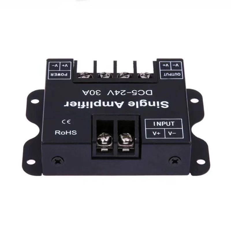 Single Color LED Strip Amplifier Controller DC 5-24V 30A 360W Dimmer for Office Workplace Ambient Lighting Setup