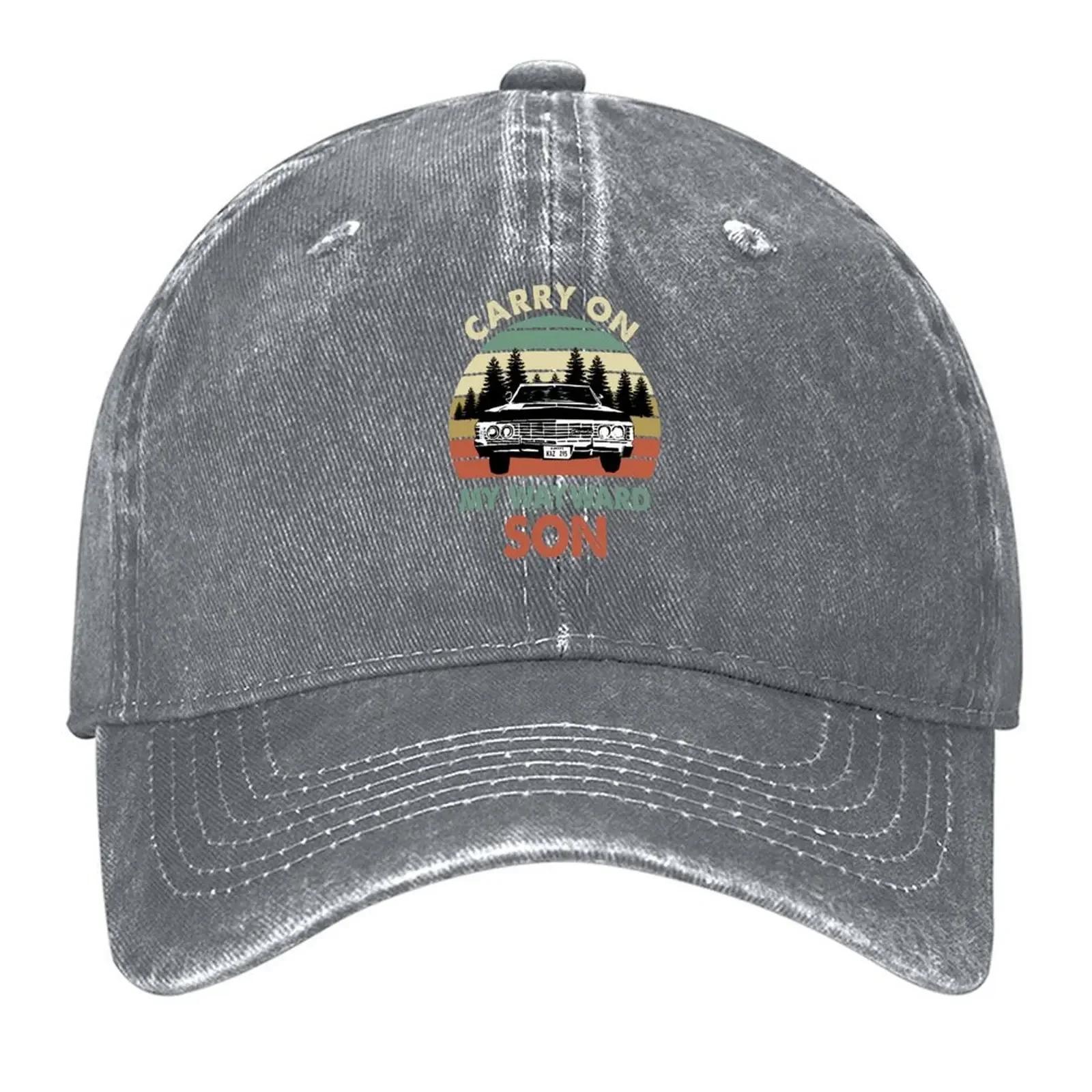 New Supernatural Vintage Art Baseball Cap Unisex hat Kids Hat black Military Tactical Cap Womens Golf Wear Unisexs