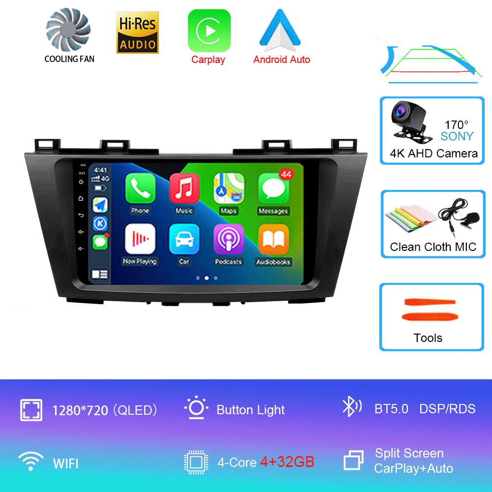 

Android 14 Автомагнитола Carplay Auto Для Mazda 5 CW 2010 2011 2012 2013 2014 2015 Мультимедийный Навигационный Плеер Видео WIFI+4G DSP