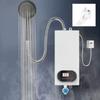 Instant Hot Water Instant Water Heater Digital Display Tankless Water Heater  Shower Heating