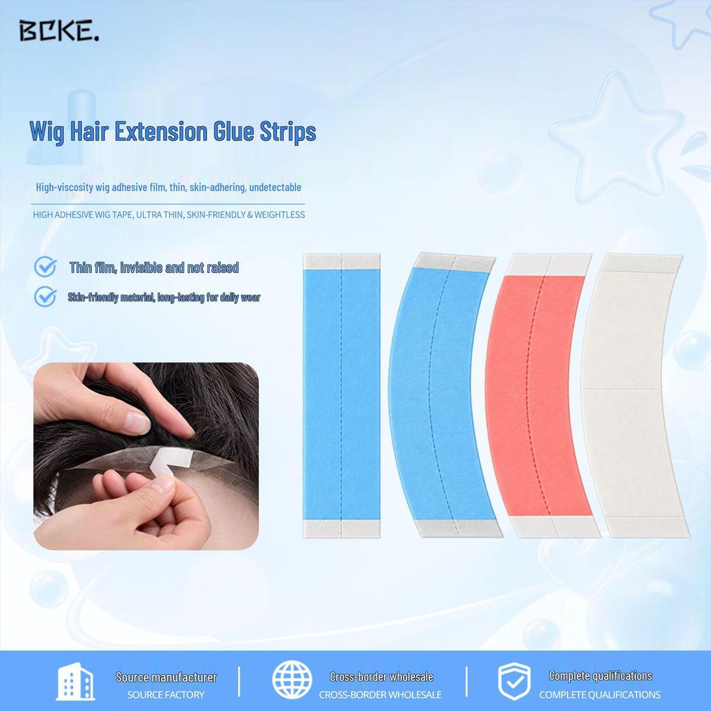 Waterproof & Sweatproof Double-Sided Tape for Wigs and Men's Hairpieces - Extra Sticky, 36 Arc Film Pieces