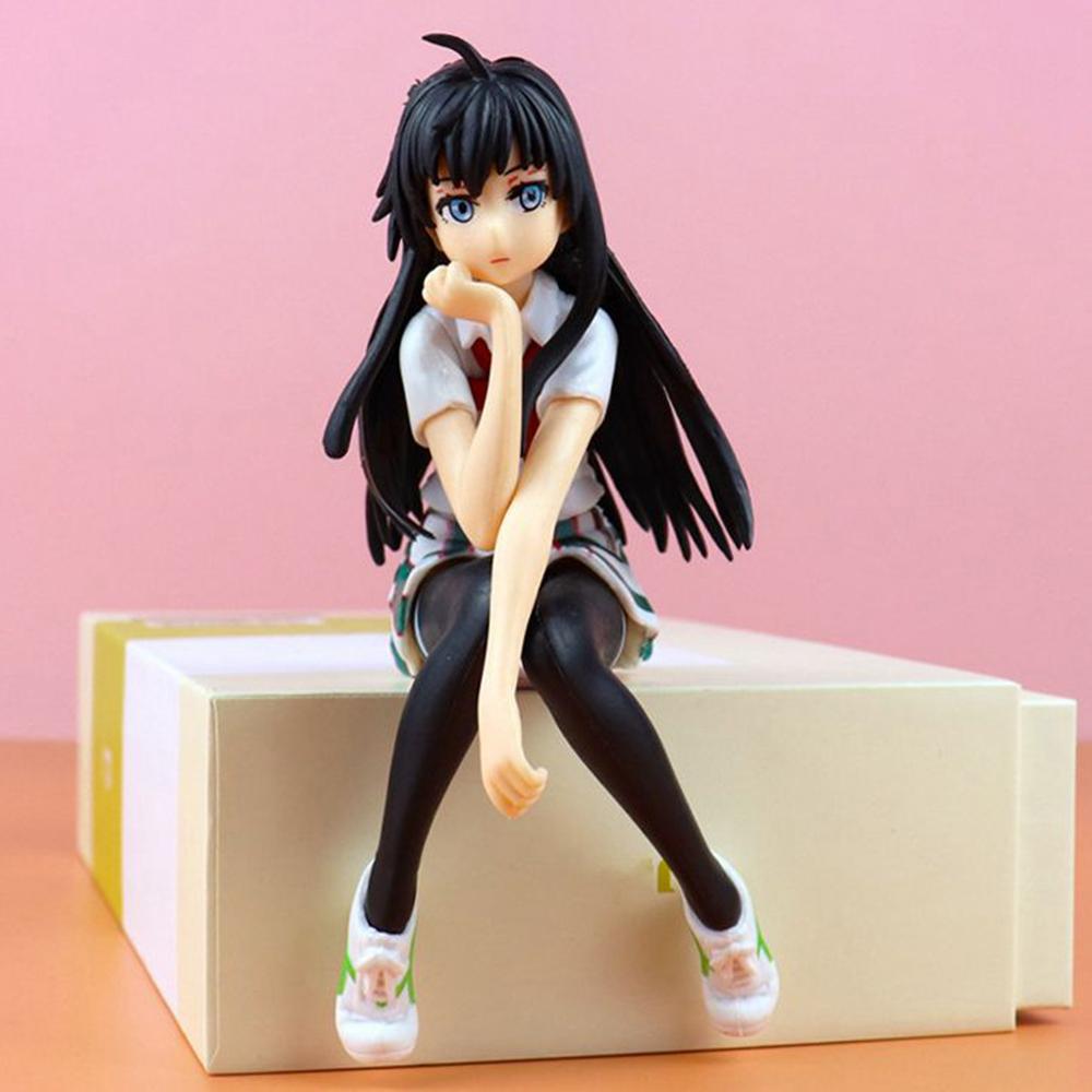 1 Pc Anime Yukinoshita Yukino Action Figures Cute Girls Yuigahama Yui Yuiyi PVC Model Junior High School Student Kid Gift Toy