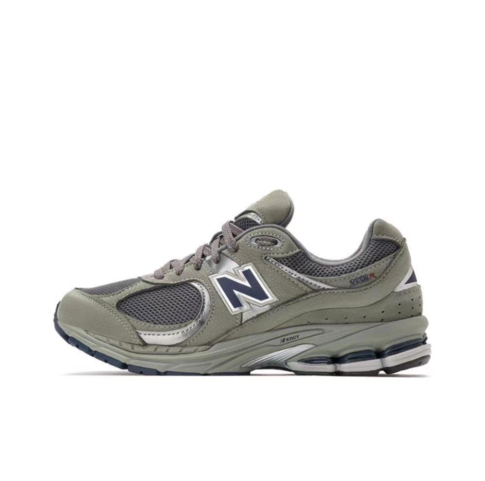 Pure Original Nb2002rc Grey Sneakers - Unisex Dad Shoes with Thick Sole for Height Increase, Retro Style, Breathable Design.