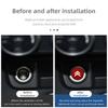 Couvercle anti-poussière pour allume-cigare de voiture en alliage d'aluminium pour Citroën C4 C3 C5 C1 C2 Berlingo Celysee Cactus Picasso Aircross Saxo Grand