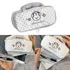 Dotted Print Pencil Case Light Weight Polyester Pen Pouches with Handle Large Capacity Pen Organiser Travel Makeup Bag