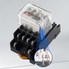 Industrial HH62P Power Relay High Current 12/24/220V Electromagnetic Relay Universal DPDT Relay Electronics