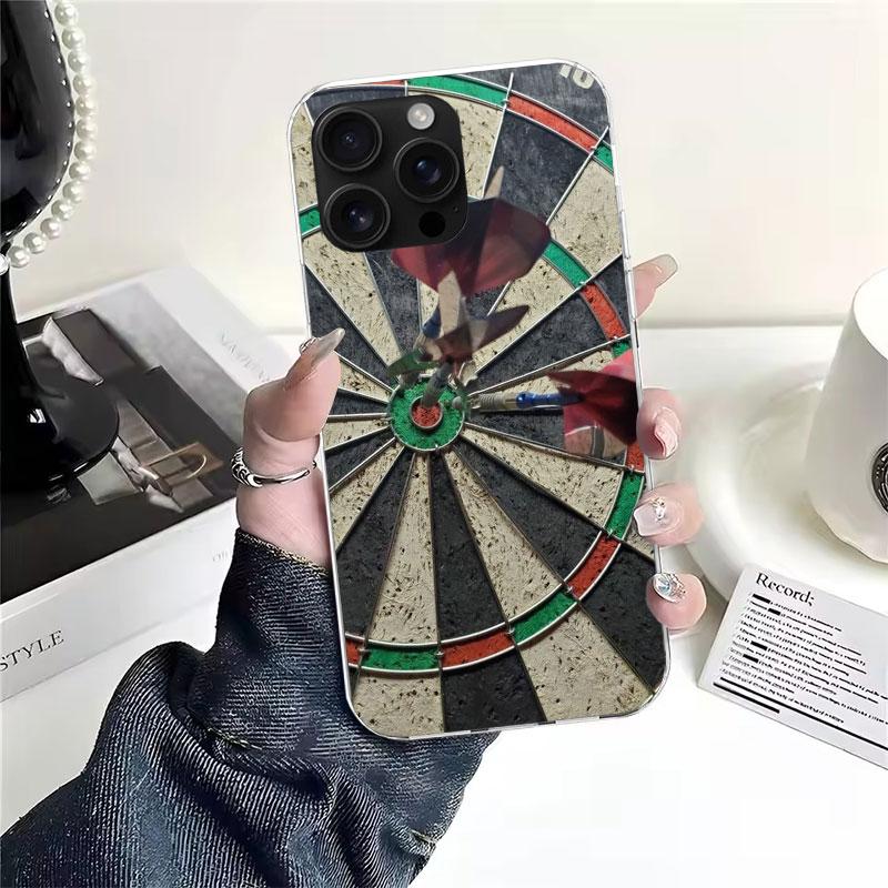 

Darts Aesthetics Wire Target Soft Phone Case For IPhone 11 17 Air 16E 16 Pro Max 15 + 14 Plus 13 Mini 12 Apple 7 SE 8 Fundas Coq iPhone 14 Plus