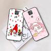 Black Case for Xiaomi Poco X6 X4 M5 M6 F5 F6 C65 C55 C50 C51 C40 Pro Redmi 14C A3X 13C 12C 11T 10A 9C Note 7 6 8A Plus L-2 My Melody