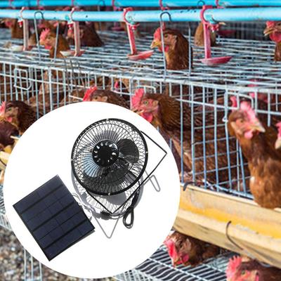 5w Mini Solar Powered Fan Exhaust Weatherproof Solar Panel With Dc Fan Air Extractor For Doghouse And A Chicken Coop