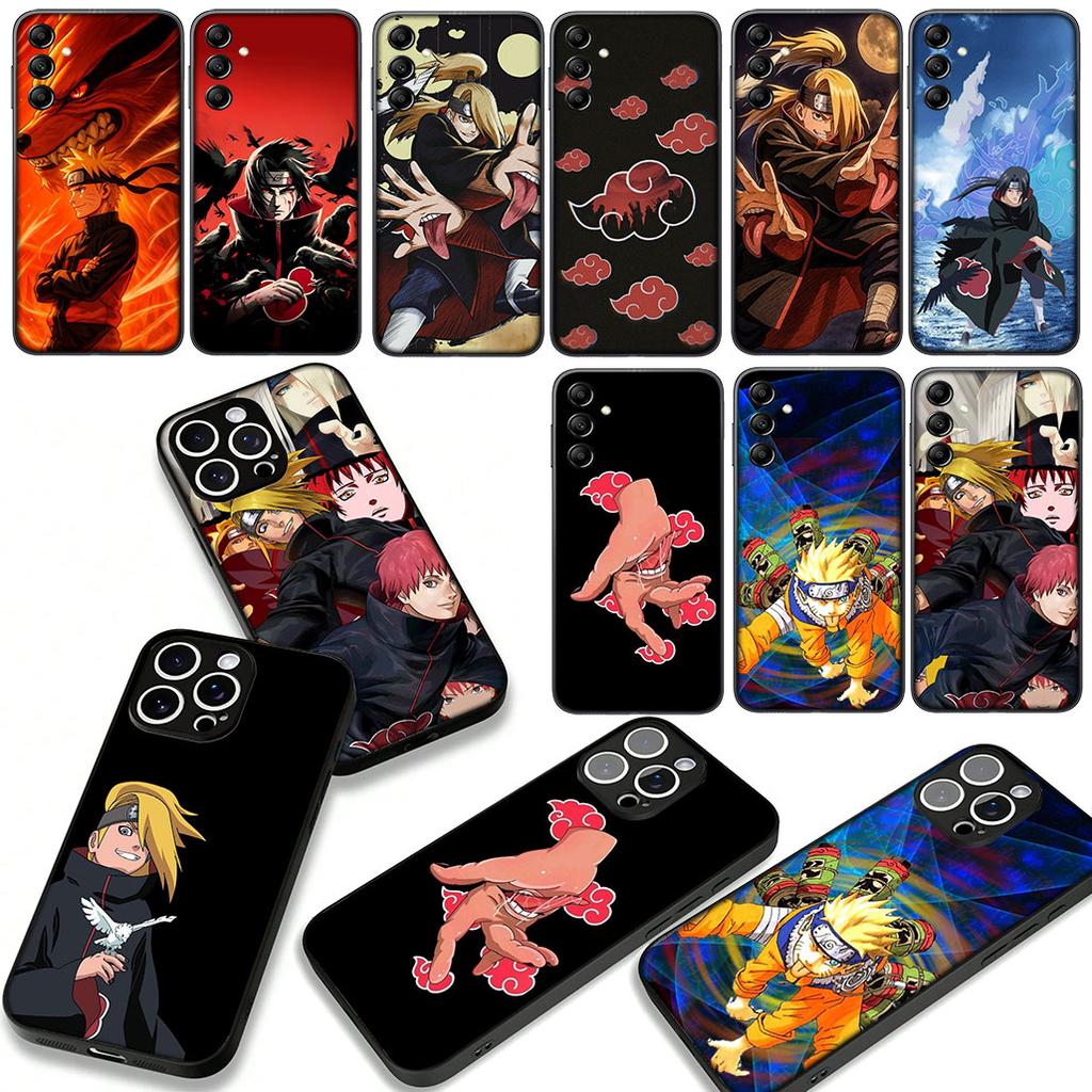 Itachi Uchiha Deidara Narutos Akatsuki Phone Case for Apple iPhone 16 15 14 Plus 13 12 Mini 17 Pro Max + 16E Air 16+ ProMax