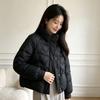 Down jacket women's white autumn and winter short white duck down women