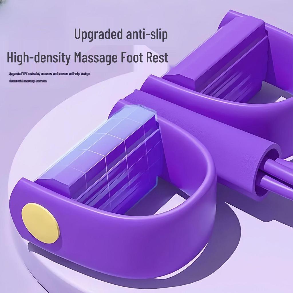 Leg Pedal Puller: Sit-Up & Shoulder Resistance Rope for Home Fitness