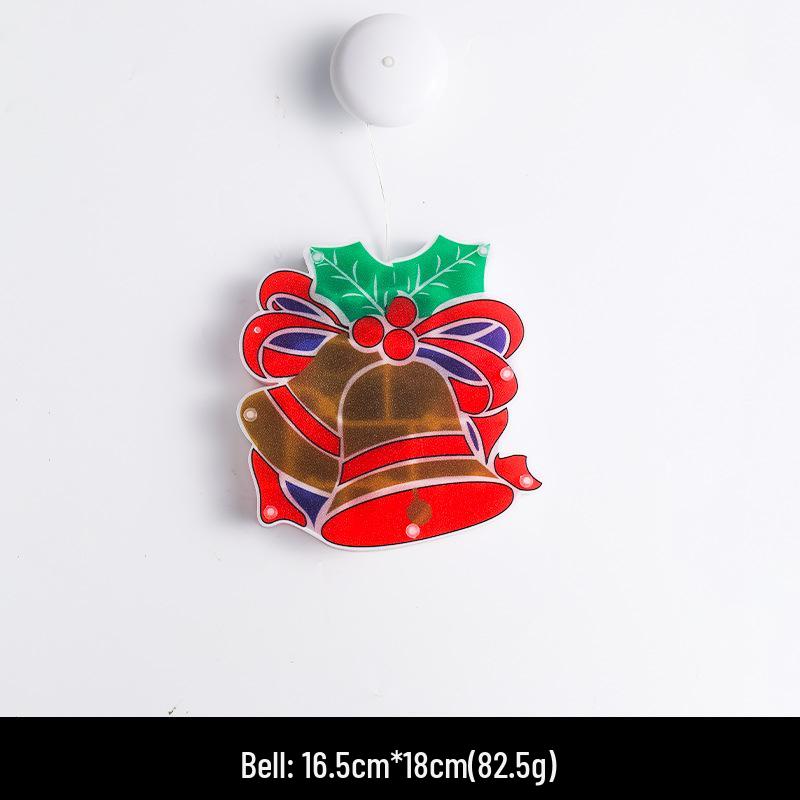 LED Christmas Tree Snowflake String Lights with Santa Claus Decoration