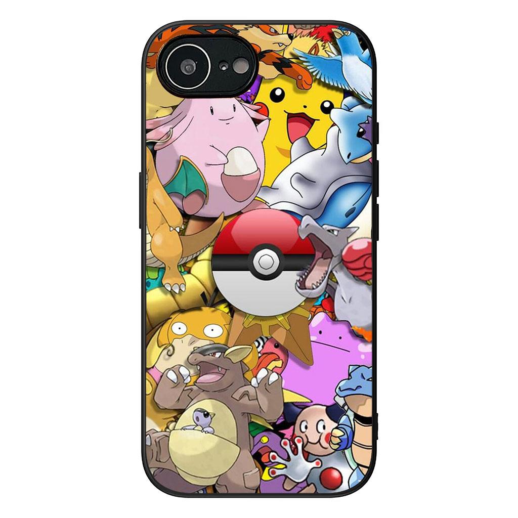 Mew P-Pikachus P-Pokemons GO Casing Phone Cover for Xiaomi Redmi Note 13 A3 A4 14 Pro Plus 9T 14C 13C 9C NFC + Pro+ 5G 4G Case
