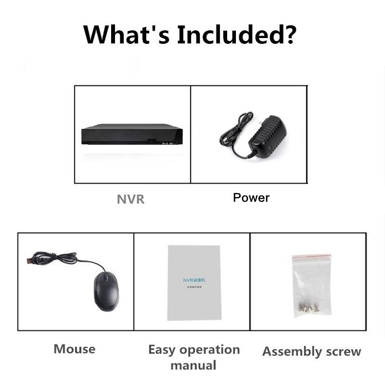 XM 8MP H.265 CCTV NVR 10CH For 2MP 5MP 4K IP Camera Support Human Face Detection Video DVR Recorder Security System XMEYE