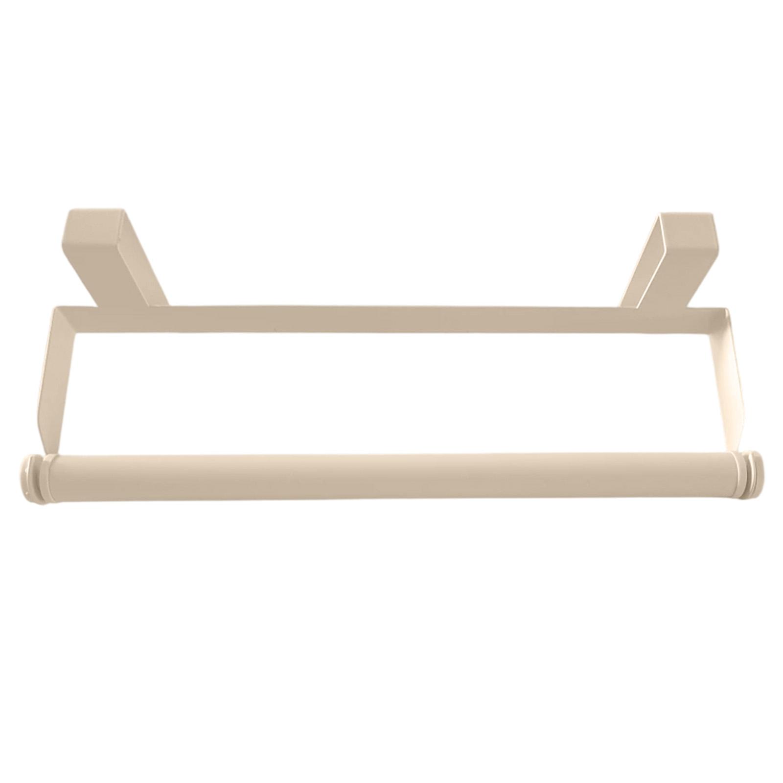 

Over Door Towel Rack Hanging Towel Bar Organizer Space Saving Bathroom Storage Rack for Towels and Clothes One Size білий