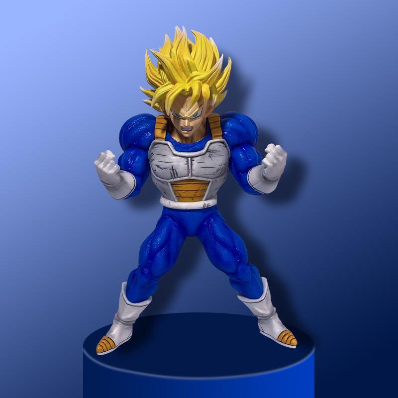 Dragon Ball figure model Super Saiyan statue ornament self-destruct battle form Wukong muscle Wukong model