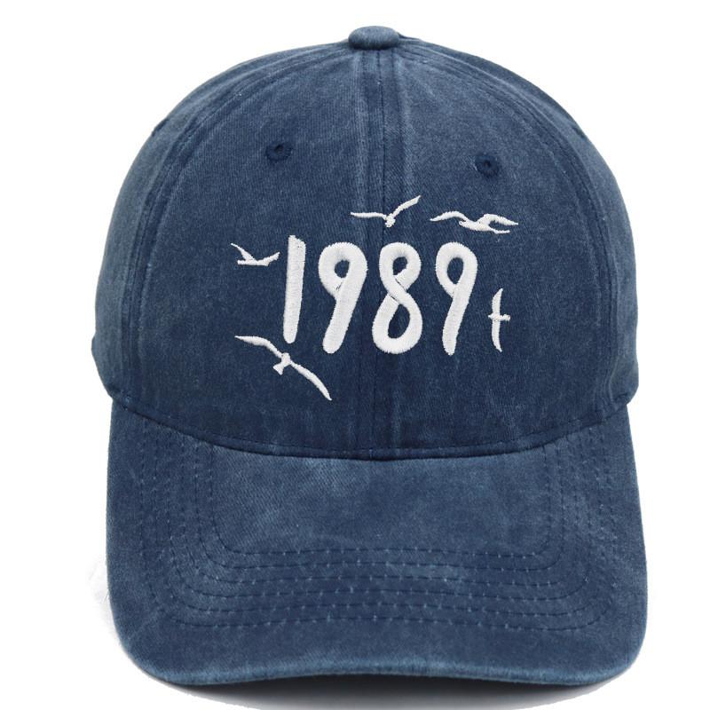 Taylor Swift Cotton Embroidered Baseball Cap With Sunshade For Casual Wear