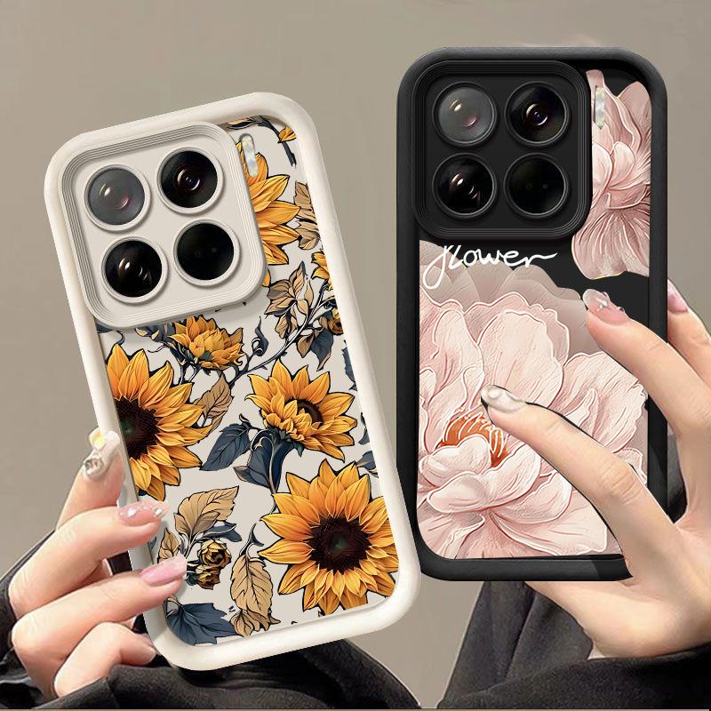 Fashion Beautiful Flower Phone Case For Xiaomi 15T Pro 14T POCO X7 M7 F7 Pro F7 Ultra Redmi Note 15 Pro Plus 5G 15C 4G Cover