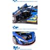 McLaren P1 GTR-Druckgussauto-Modellspielzeug im Maßstab 1:32, zurückziehbares Spielzeugfahrzeug mit Ton und Licht für Kinder, Kleinkinder, Jungen und Mädchen, Geschenkkollektion