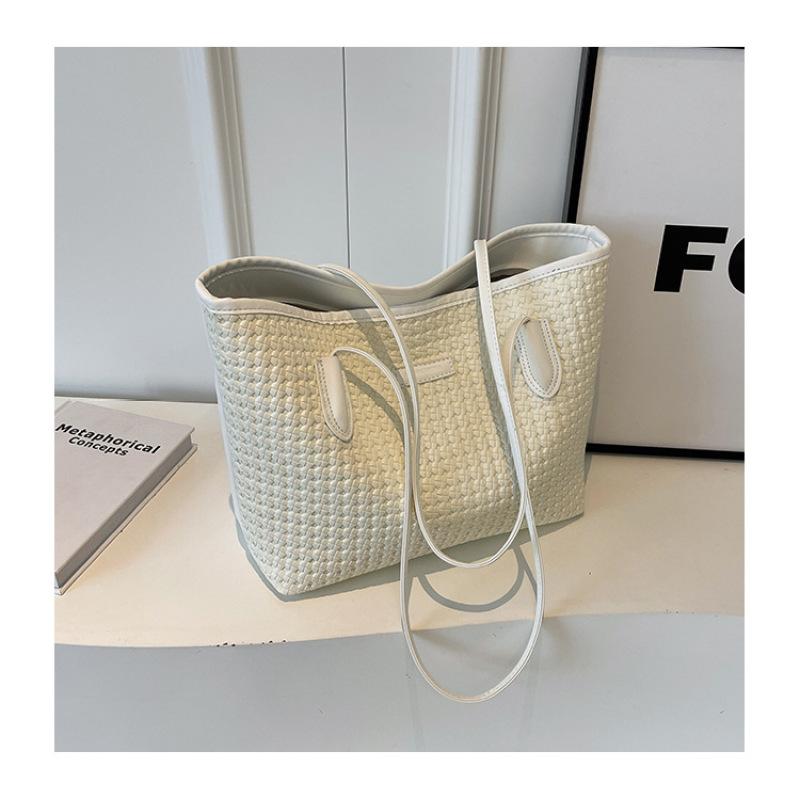 Tooxika Women's New Simple High-end Large-capacity Tote Bag Versatile Single-shoulder Underarm Bag