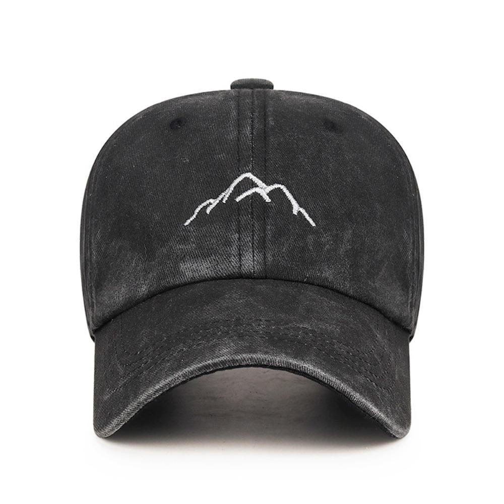 Adjustable Baseball Caps Mountain Embroidery Sunscreen Hats New Sun Headwear  Summer