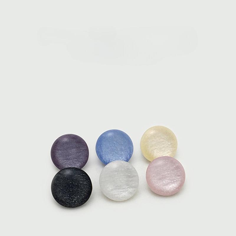 Resin Pearlescent Shirt Buttons  Women's Chiffon Lace Dress Small Buttons Round Shirt Buttons Baby Cardigan Buttons