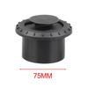 Car Heater Ducting Warm Air Vent Outlet Black Rotatable for RV Auto 60mm