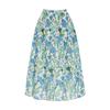 T View Flower Pattern Elastic Skirt_V6A-Csk021