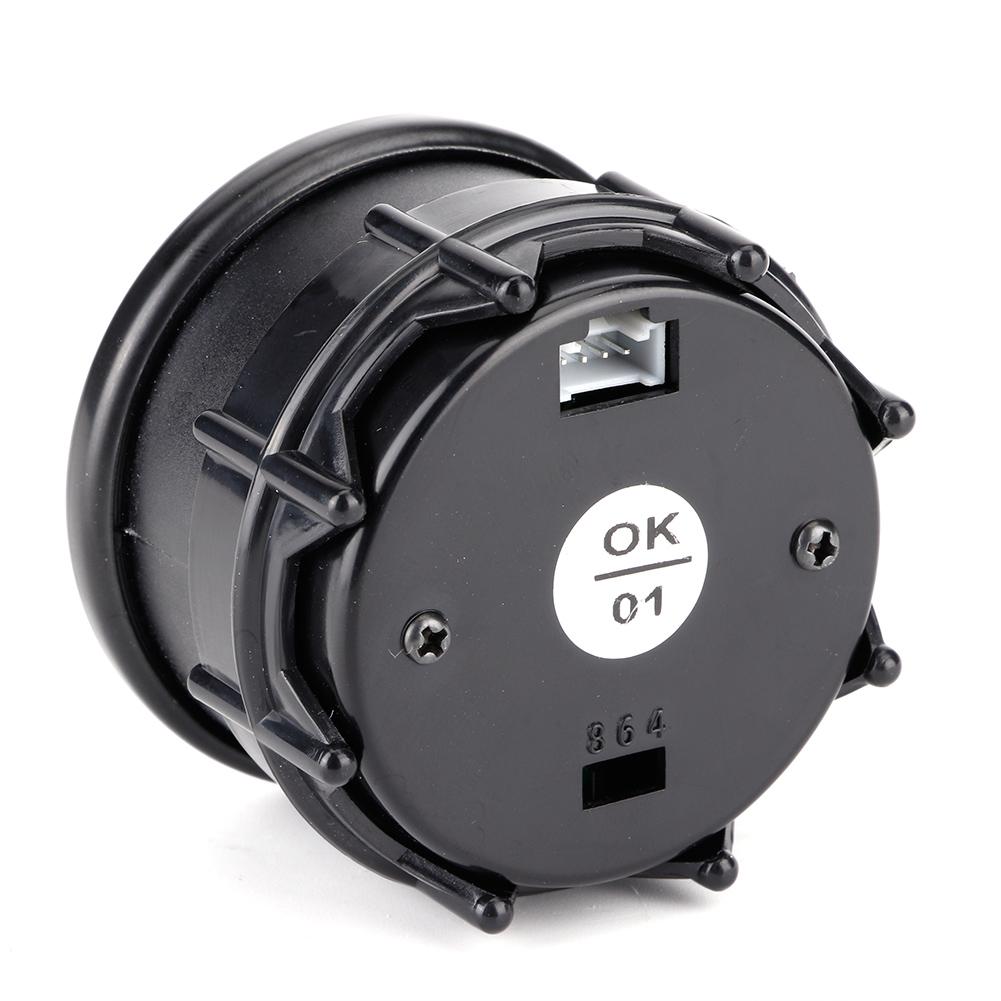 2 In 1 Voltmeter Car Gauge LED Scale Digital Display 12V Universal Modification Parts