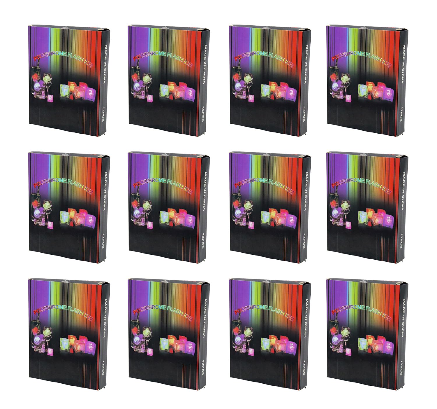 

Кубики льда Tatsuya Flash x 12 Эти волшебные огоньки светятся при помещении в Идеально для улицы и (12 шт.) наборы. воды. фестивали, события, детские