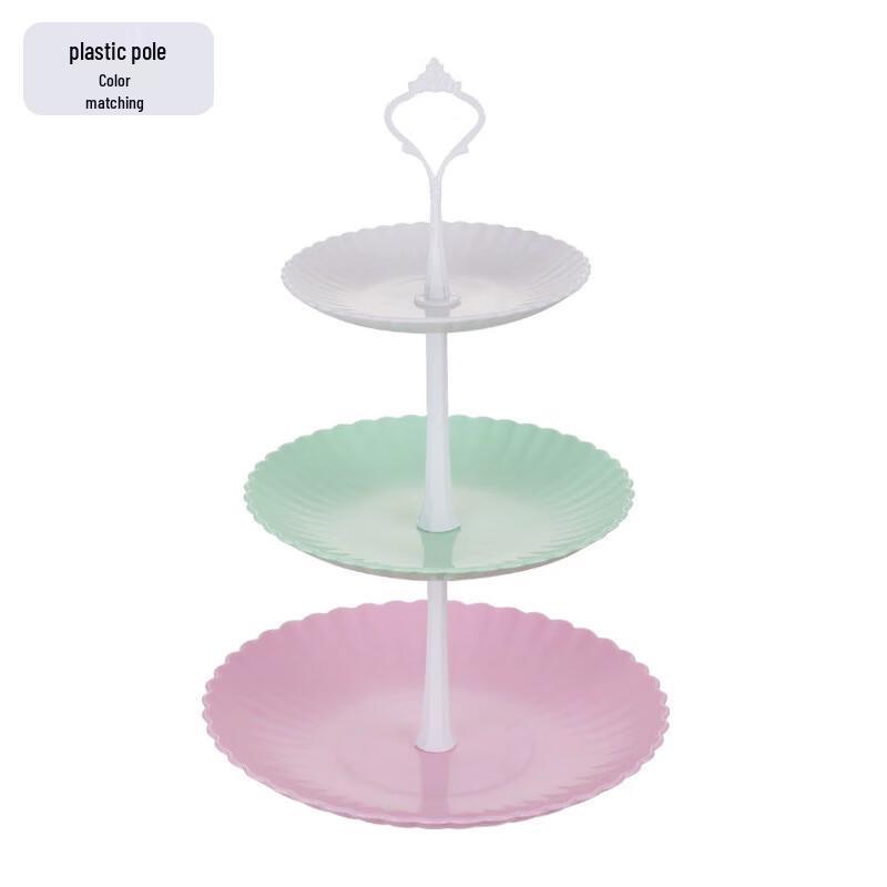 

Jiante 3-Tier Rotating Transparent Fruit & Snack Server