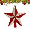 Colorful Christmas Tree Topper Star Plastic Christmas Tree Ornament  Wedding Party Ornaments