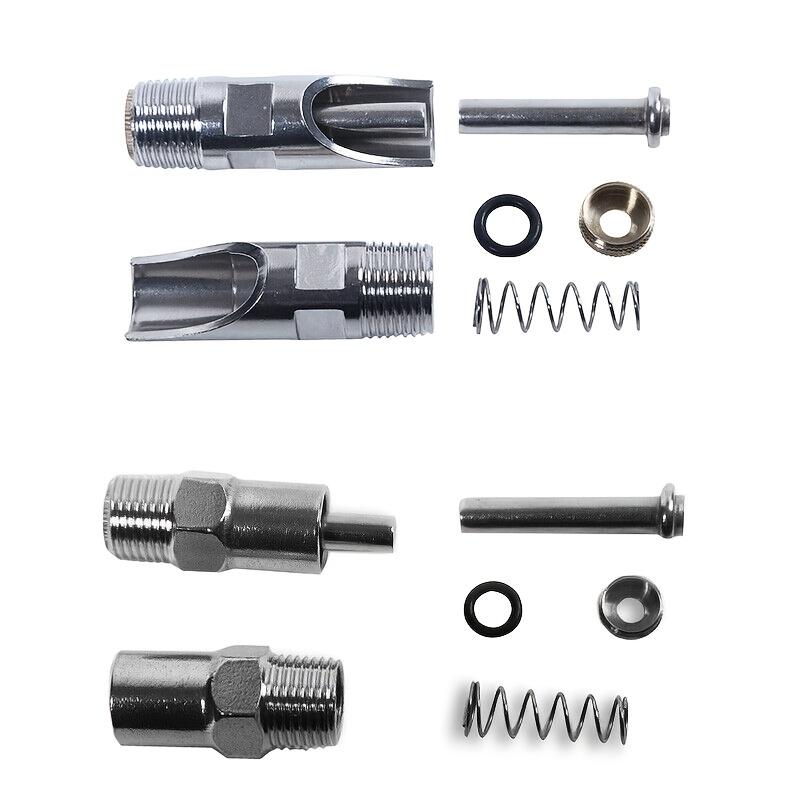 1pc Stainless Steel Automatic Nipple Water Dispenser Set for Farm Animals Corrosion-Resistant Drinking System with Red Valve Handle for Cows & Pigs