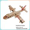 Children's Handmade Wooden Airliner Model 3D Puzzle Educational Toy