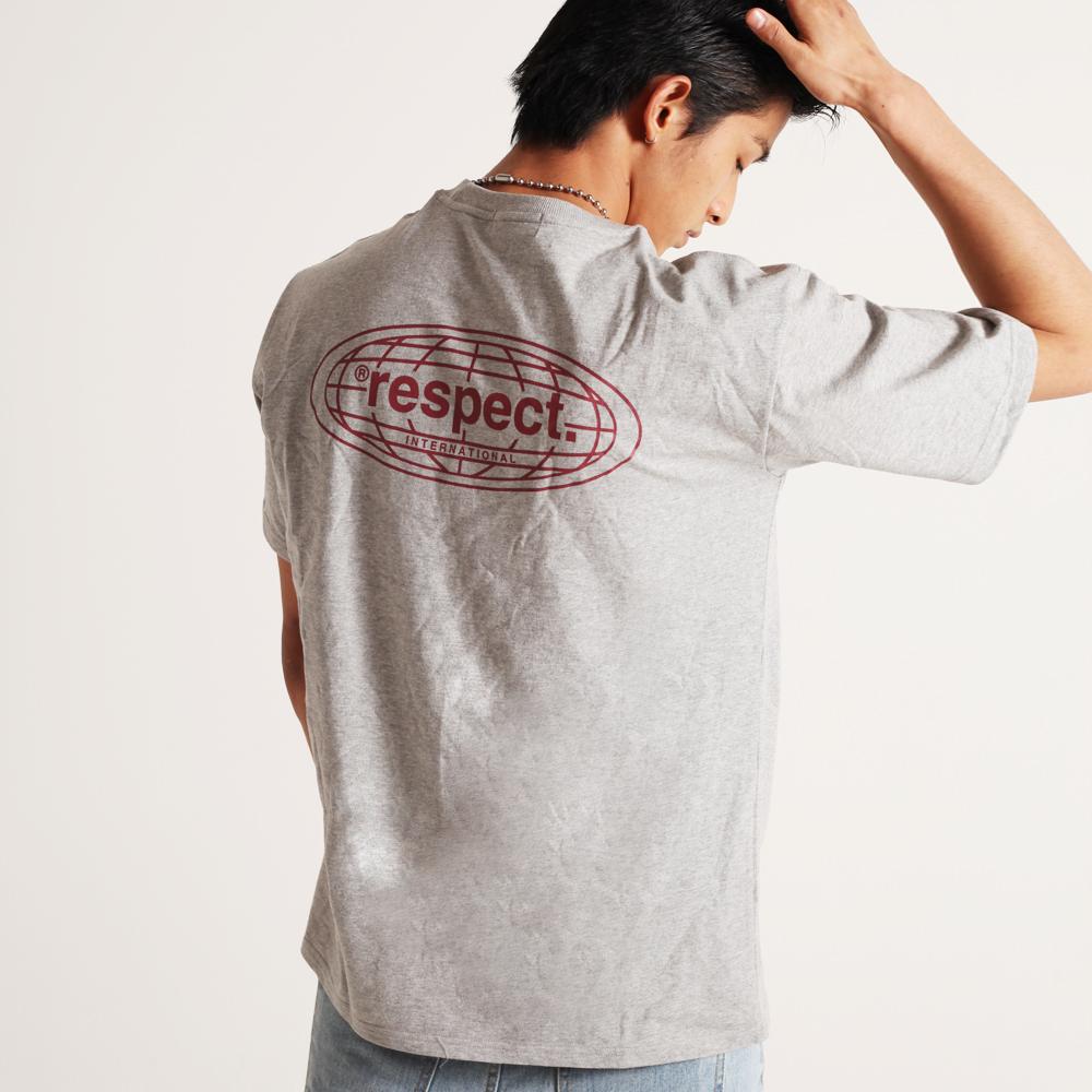 Respect Back Logo Tee (Grey) M
