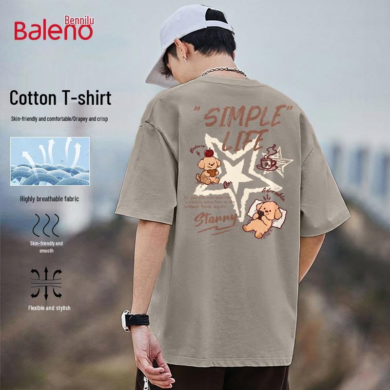 Baleno Men's Relaxed Fit Cotton Graphic T-Shirt