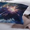 Pościel z motywem kosmosu Astronauta Poszwa na kołdrę Twin dla dzieci chłopców Rakieta Planety Gwiazdy Poszwa na kołdrę Przygoda w kosmosie 3d