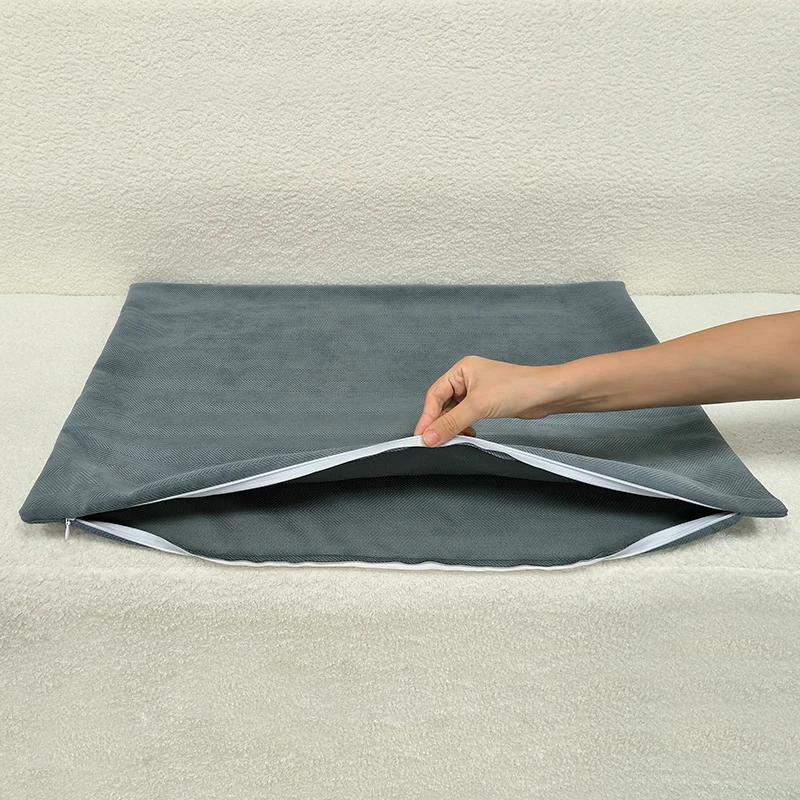 

40/45/50/60/70cm Chenille Big Cushion Cover Bamboo Textured Solid Color Throw Pillow Case for Bedroom Sofa Home Decorative 40x60cm