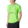 adidas X Mercedes-Amg Petronas F1 Samarbete Trendig Mångsidig Enkel Bekväm Mjuk Randig Kortärmad T-shirt Herr T-shirts Grön JZ7402