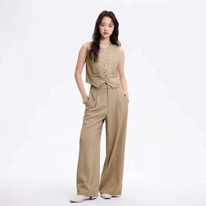 

ТОЛЬКО Женский приталенный короткий жилет с V-образным вырезом XS