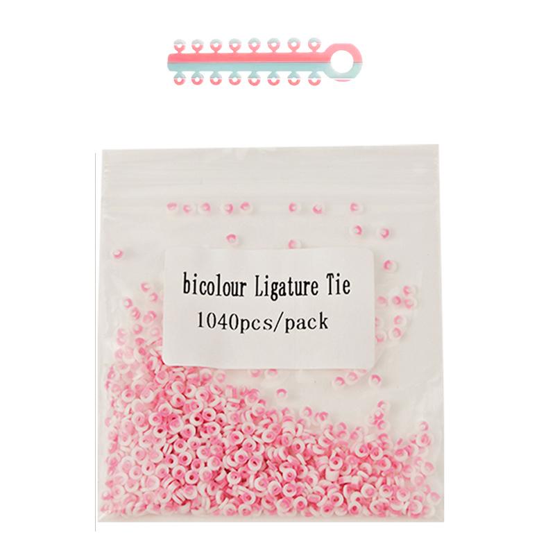 

1040 шт./пакет Стоматологические ортодонтические сепараторы Лигатурные резинки Резиновые кольца Эластики Для брекетов Для зубов Разделители щелей Спейсеры