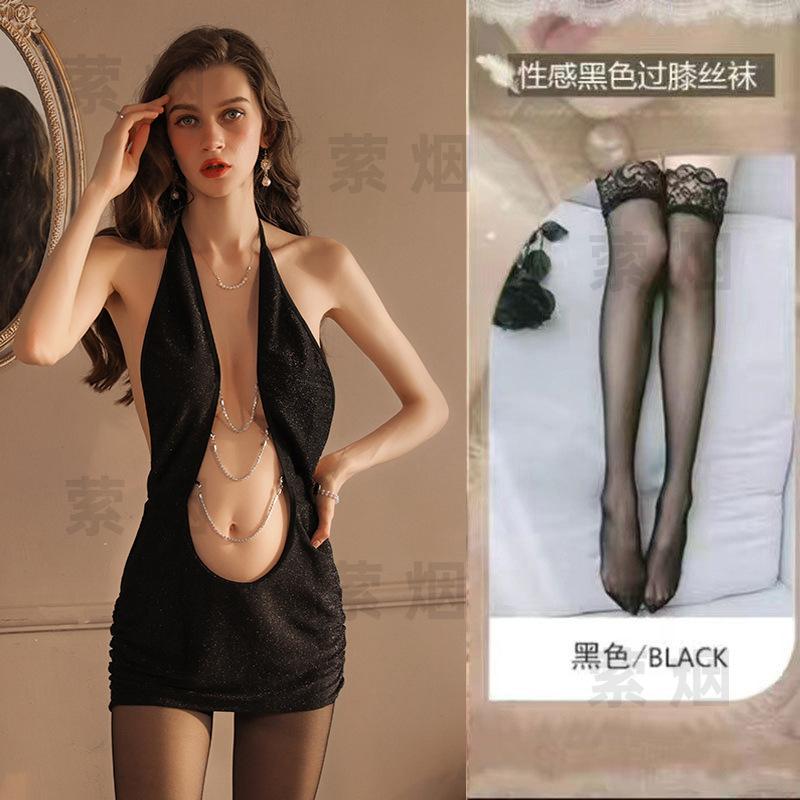 Sexy underwear sexy halter hip wrap hollow neck strap hot secretary uniform temptation suit