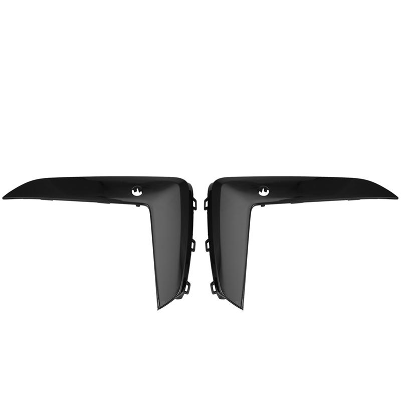 For BMW 5 Series G30/G38 Front Bumper Left/Right Moulding Strip 51118747845 51118747846 Front Bumper Molding Trim чёрный