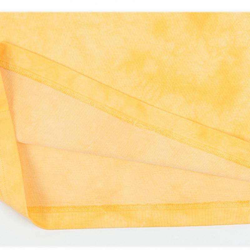 New Balance Dye Long Sleeve Tee  Yellow