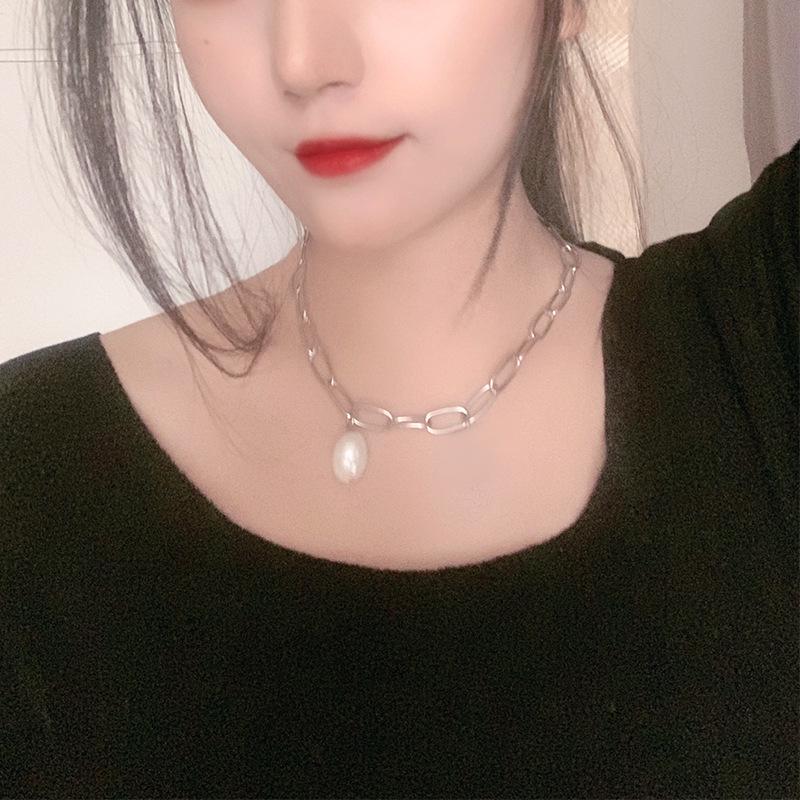 925 Silver Baroque Song Yanfei Style Clavicle Necklace