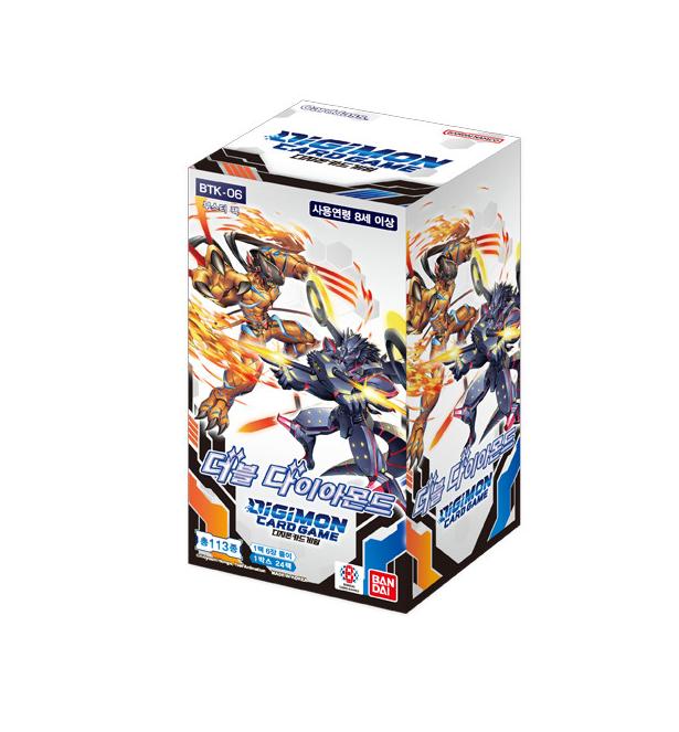 

Карточная игра DIGIMON «Двойной бриллиант», корейская, 1 КОРОБКА (ДМ/БТ6-КР)